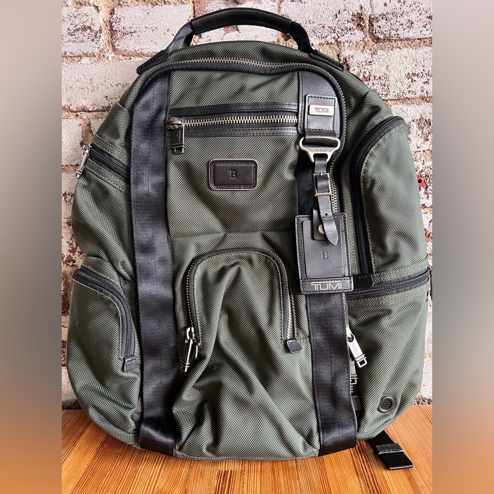 Tumi - ALPHA BRAVO Kingsville Deluxe Green Backpack